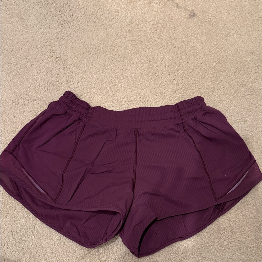 Lululemon Athletica Dark Purple Athletic Shorts
